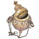 Copper And Brass Religious Incense Burner On Chain
