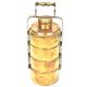 Brass Tiffin With Four Separate Containers