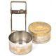 Vintage Brass Two Container Tiffin Box