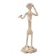 Brass Tribal Man Dancing Figurine