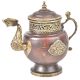 Brass & Copper Teapot Embossed Design