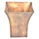 Bronze Color Metal Panter Pot In A Set Of 3