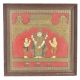 Traditional Tanjore Painting Of Lord Vishnu With Frame