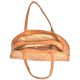 Eco Friendly Semi Circle Shaped  Bamboo Purse With Pocket