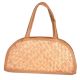 Bamboo Straw Small Semi Circle Sholder Bag