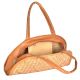 Bamboo Straw Small Semi Circle Sholder Bag