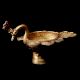 Peacock Brass Oil Wick DiyaÂ or Oil Lamp