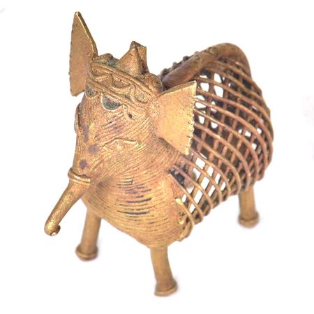Brass Dhokra Art Elephant