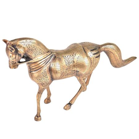 Hand made Brass Horse Statue Showpiece