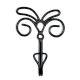 Decorative Wrought Iron Wall Hooks(Set of 2 Pieces)