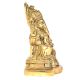 Brass Ganesha Sitting On A Chowki