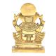 Brass Ganesha Sitting On A Chowki