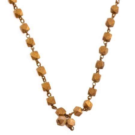 Handmade Tribal Brass Beaded Neclace