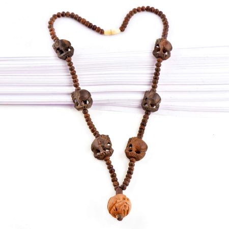 Rustic Tribal Hand Forged Brass Necklace