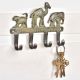 Bronze Safari Hooks Wall Decor