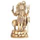 Brass Lord Shiva Standing Statue With Nandi