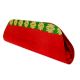 Red Color Handloom Silk Clutch Bag with Baluchari Motif Weave