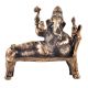 Brass Idol Resting Ganpati Figurine