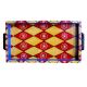 Multi-Color Geometric Design Handmade Painting Tray