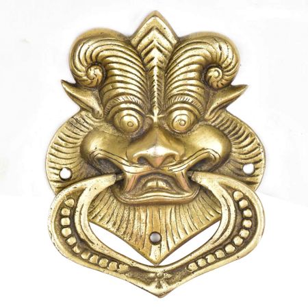 Asian Dragon Brass Door Knocker Ring
