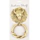 Brass Cow Head Hunt Door Knocker/Towel Ring