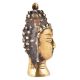 Lord Buddha Head Statue In Brass