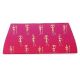Handmade Pink Color Warli Painted Cotton Silk Clutch bag for Women