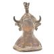 Brass Tribal Goddess Head  Statue