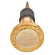 Round Cream Metal And Bone Wine Stopper