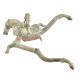 Brass Nut Cracker With a Rider On A Horse