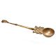 Hand Crafted Engraved Brass Puja Holy Water Spoon