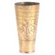 Punjabi Brass Border Lassi Tumbler Glass