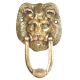 Brass Lion Head Door Knocker Ring
