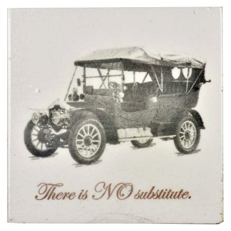 Hand Drawn Vintage Car sketch Ceramic Tile