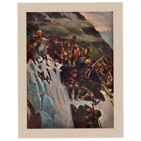 Suvorov's Army Crossing the Alps Poster