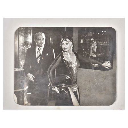 A Song and Dance Sequence Poster of Helen With Sanjeev Kumar