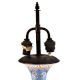 Pair of Blue Cloisonne Vases Converted into Lamps