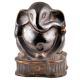 Black Brass Sitting Ganesha Statue