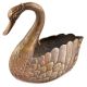 Brass Swan Planter
