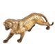 Brass Fierce Roaring Tiger Statue