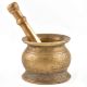 Traditional Brass Mortar Pestle