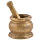 Brass Morter And Pestle Okhli Or Masher 