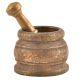 Kitchen Brass Traditional Morter And Pestle