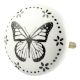 Butterfly Ceramic Flat Knobs