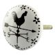 Cock Ceramic Flat Knobs
