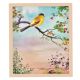 Painting Of A Small yellow Bird on A Branch