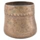 Brass Rustic Holy Water Container 