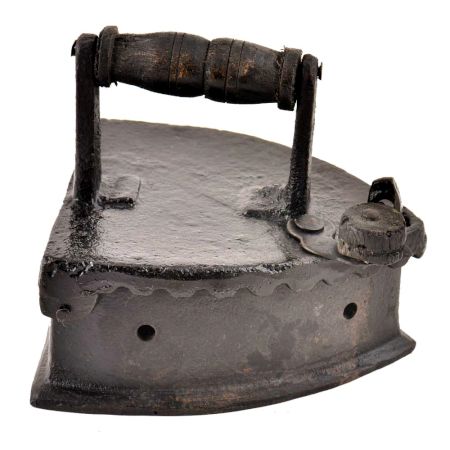 Iron Press With a Wooden Handle