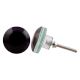 Purple Flat Drawer Glass Knob