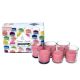 Set Of 6 Amour Rose Votive Candle